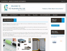 Tablet Screenshot of k2australia.com.au